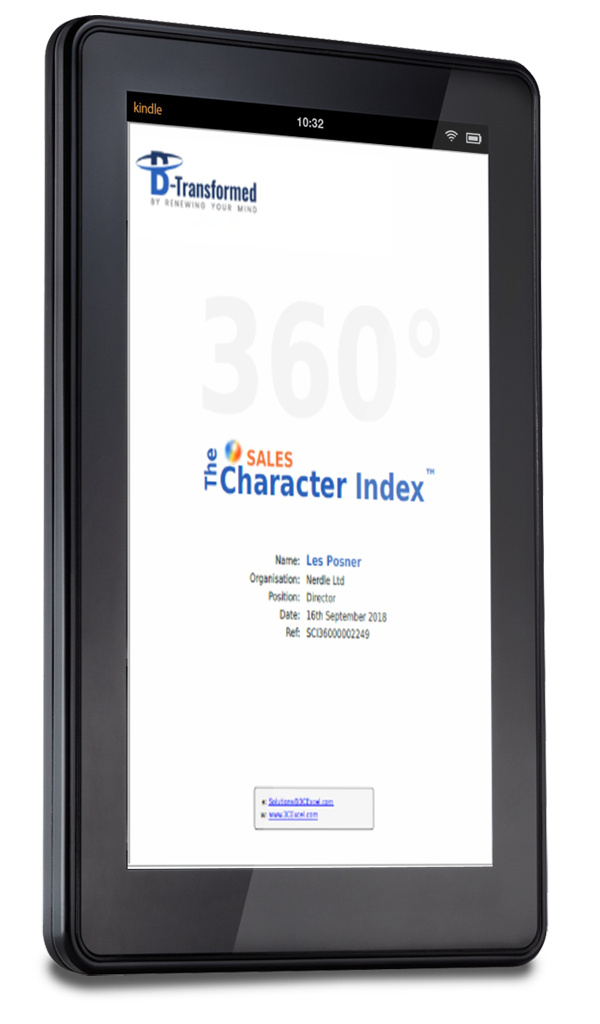 Transformed Leadership post 360° Character assessment
